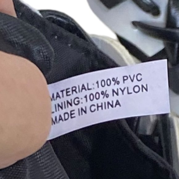 Women's Black and White Merona Double Shoulder Strap Handbag - Picture 13 of 13